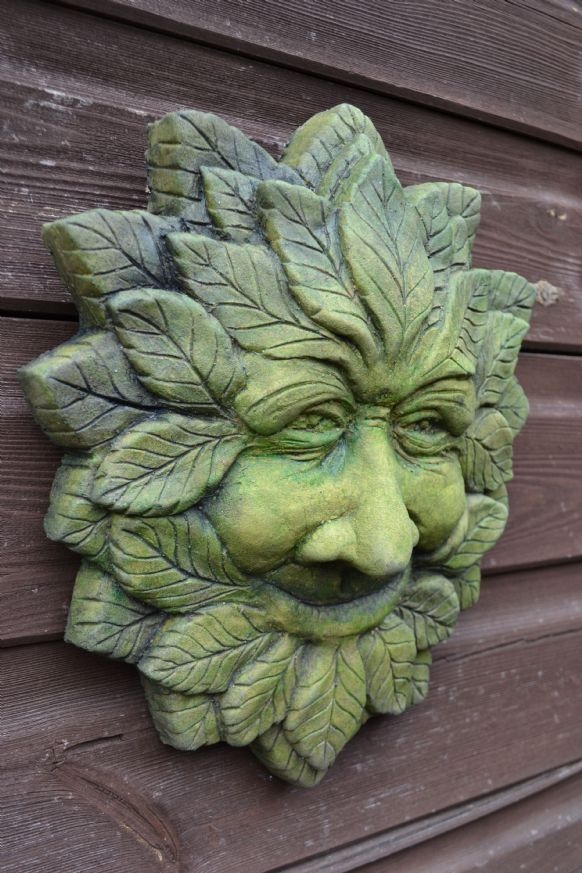Wise Green man wall plaque